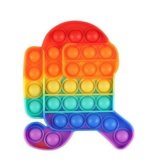 Pop it spiner pop it mini pop it murah mainan anak-AMONG LARI 12CM