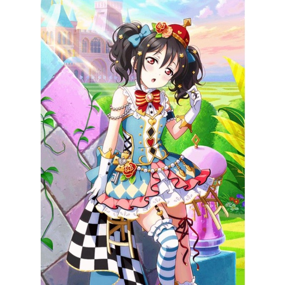 Yazawa Nico Kostum Wonderland Idolized Fullset uk S Sec0nd ex wig