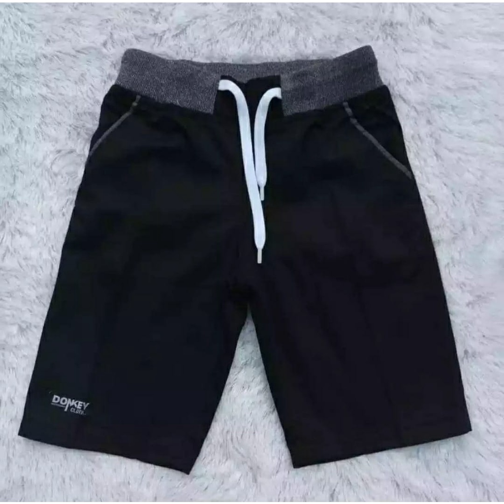 Celana pendek polos chinos pria remaja dan dewasa celana rib model distro anak laki-laki celana harian cowo cowok
