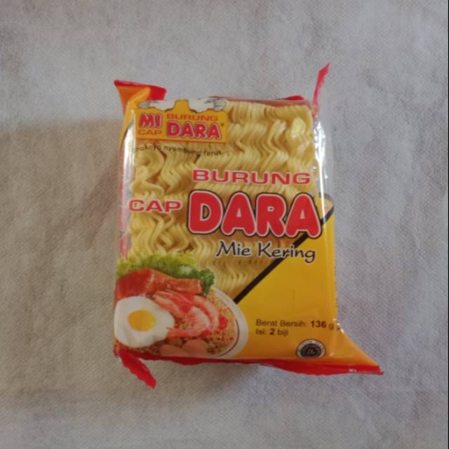 

Mie Burung Dara Kering