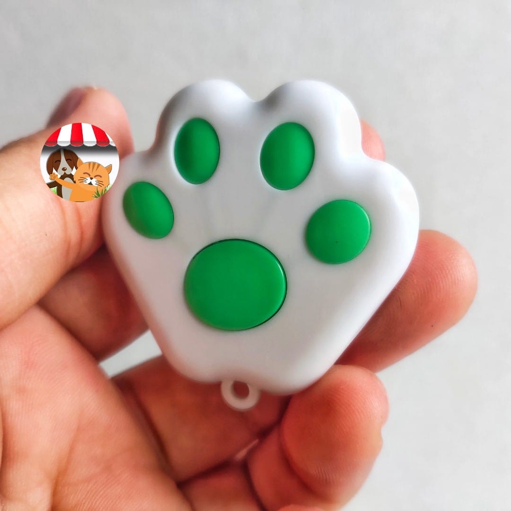 Pets GPS Tracker Bluetooth Paw Shape - Alat Pelacak Anjing Kucing