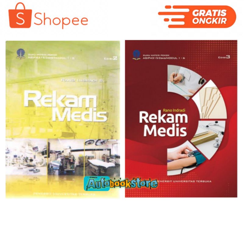 BUKU REKAM MEDIS edisi 2 dan 3 RANO indradi s.
