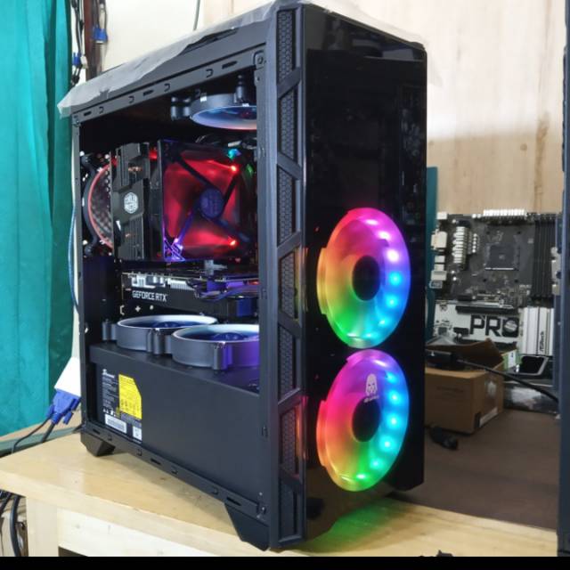 PC RAKIT i7 6700 Full set lengkap+ MONITOR ASUS spek sultan harga terjangkau