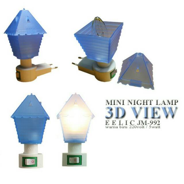 Lampu Tidur Model Rumah 992