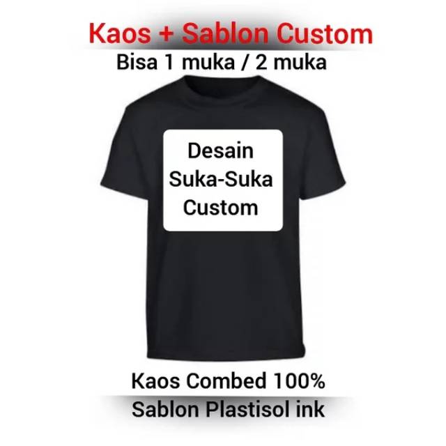 Kaos Sablon Custom-Lengan panjang