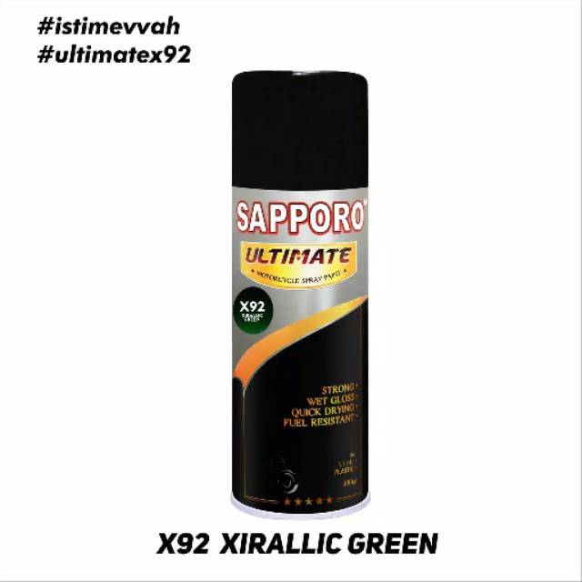 SAPPORO ULTIMATE X92 XIRALLIC GREEN