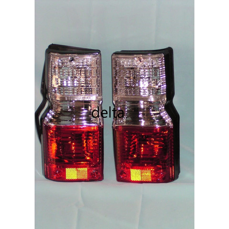 Lampu Stop Daihatsu Feroza/Ferosa Taft Rocky Hiline Crystal Putih-merah (2pcs)