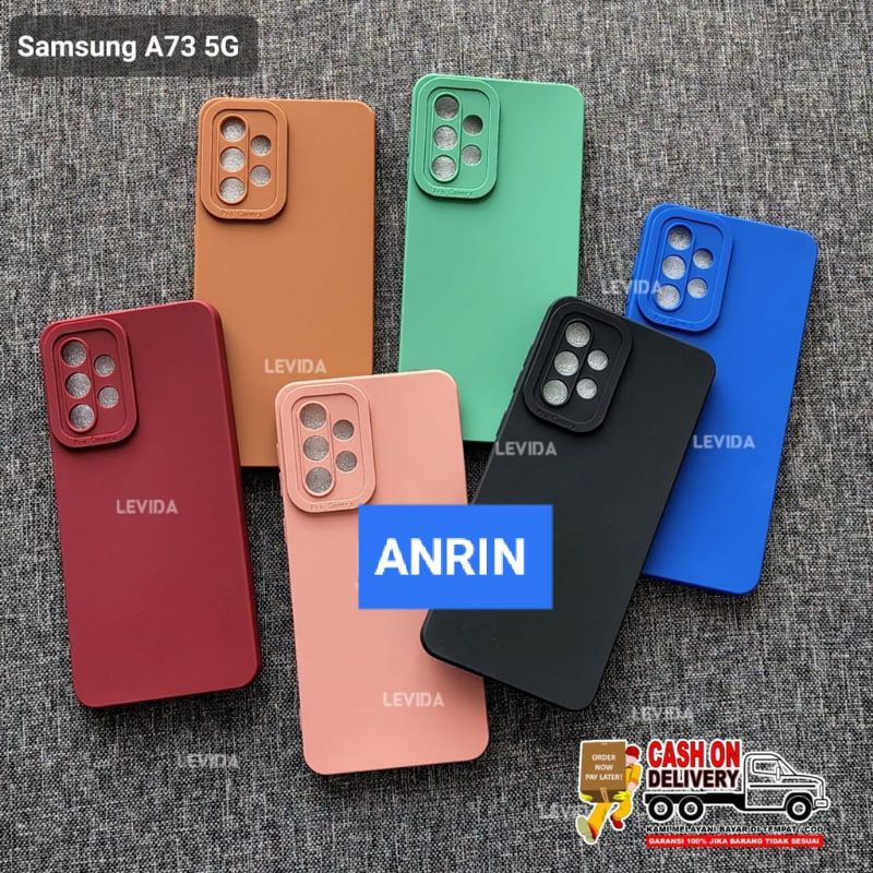 SAMSUNG A73 5G CASE MACARON PRO CAMERA CASING SOFTCASE SILIKON