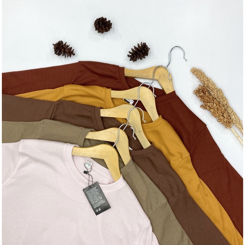 KAOS RIB PREMIUM LENGAN PANJANG / KAOS BASIC LENGAN PANJANG