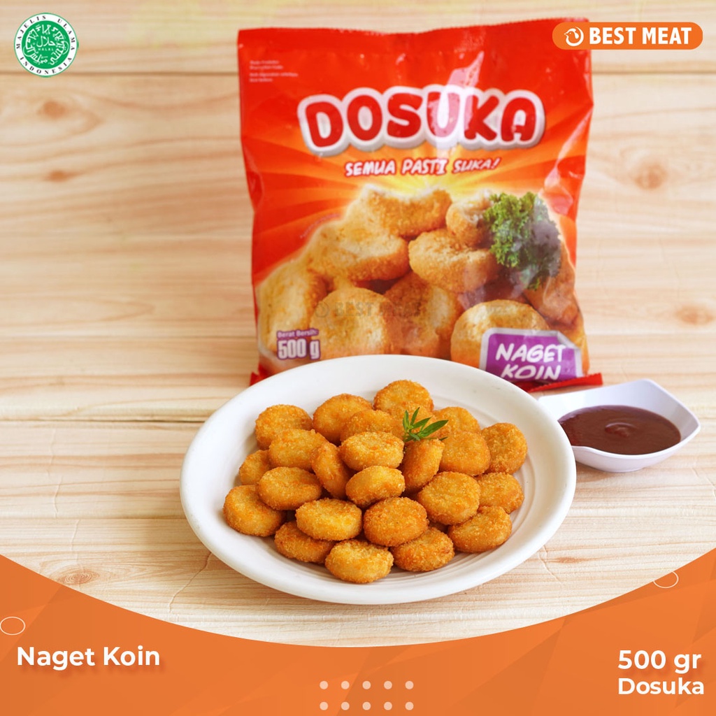 Nugget Ayam Koin Dosuka 500 Gr
