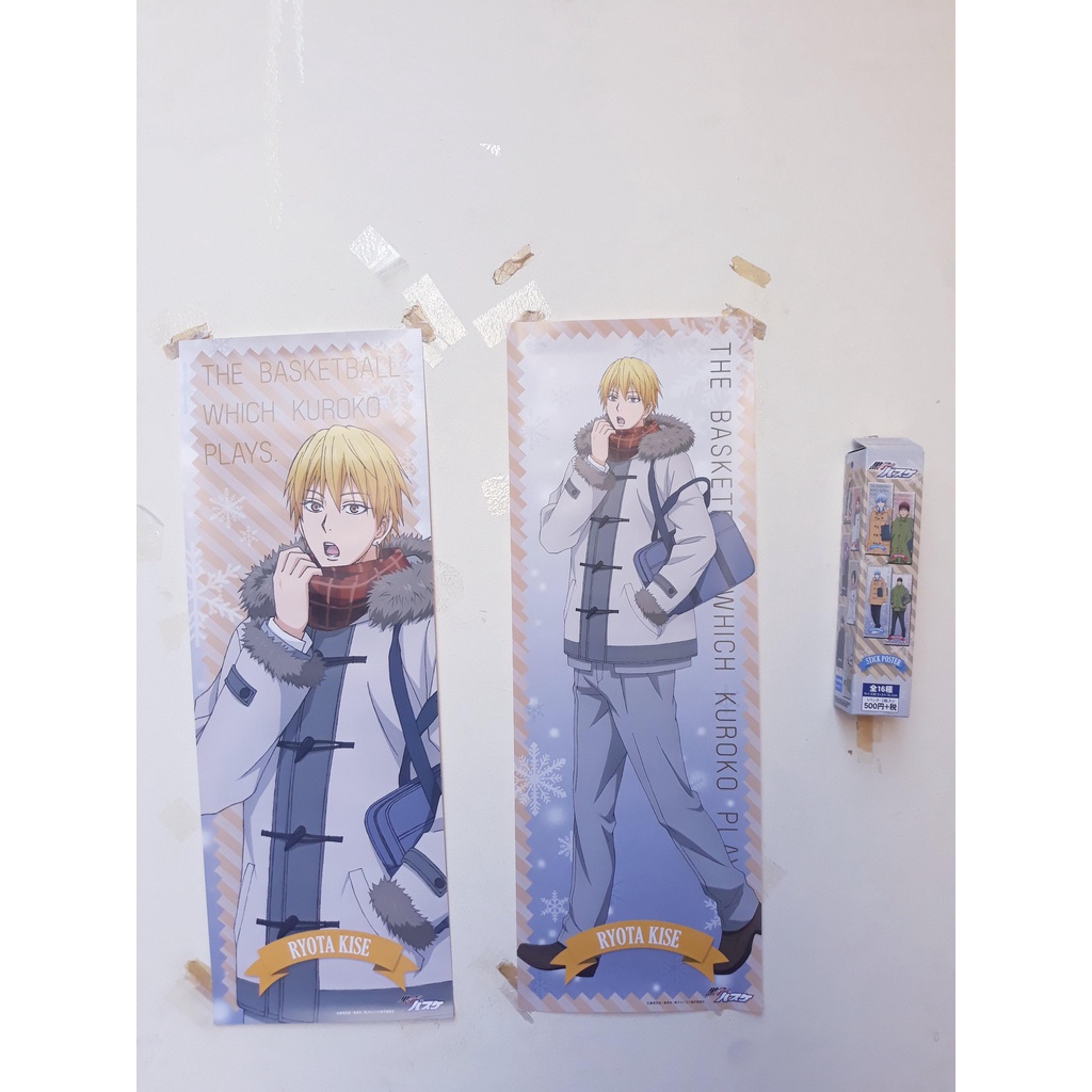 Set Poster Collection Kuroko no Basket Kise Original Japan (58x18cm)