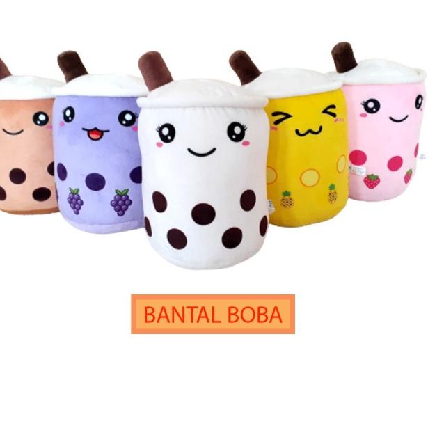 ✿ BONEKA BUBBLE TEA BOBA MILK TEA BROWN SUGAR DOLL BANTAL PLUSHIES - BQ ➵