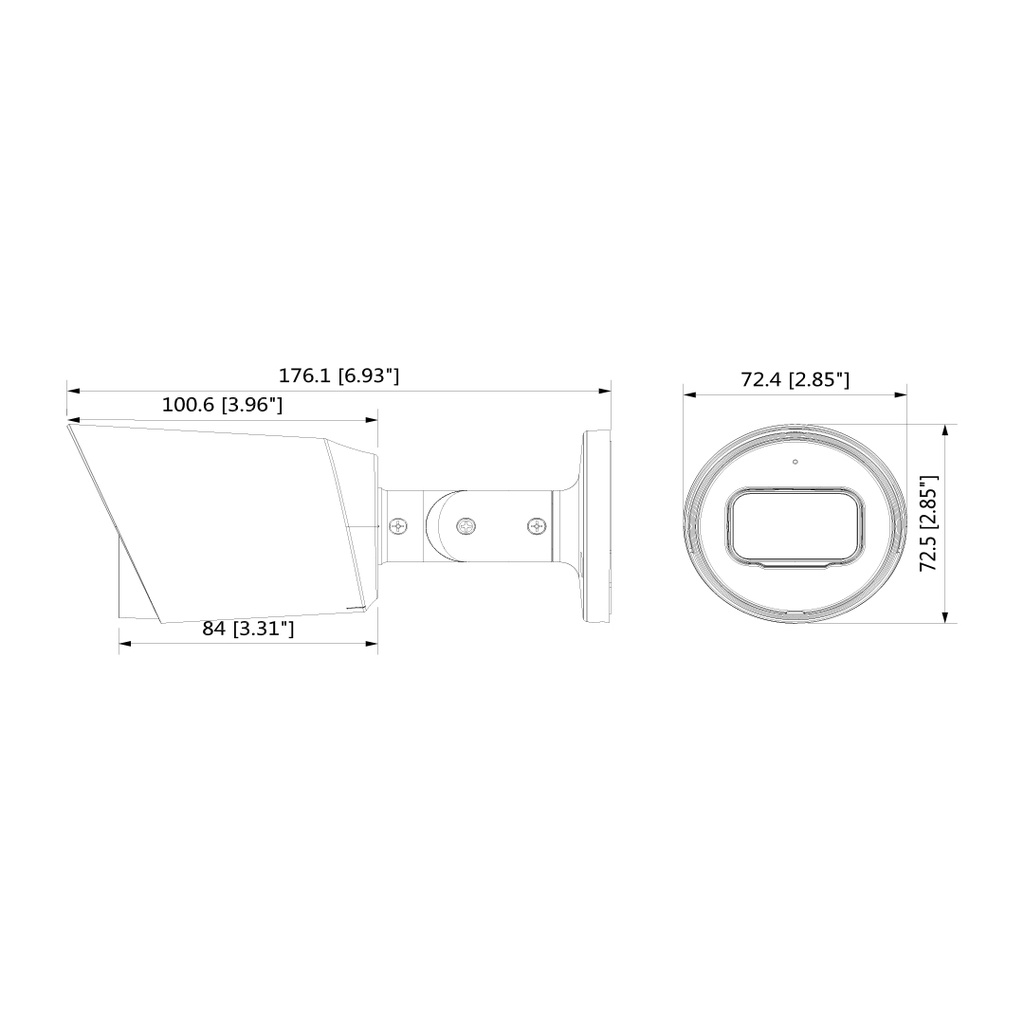 DAHUA HAC-HFW1400TP DAHUA 4MP HDCVI IR BULLET CAMERA BERGARANSI RESMI