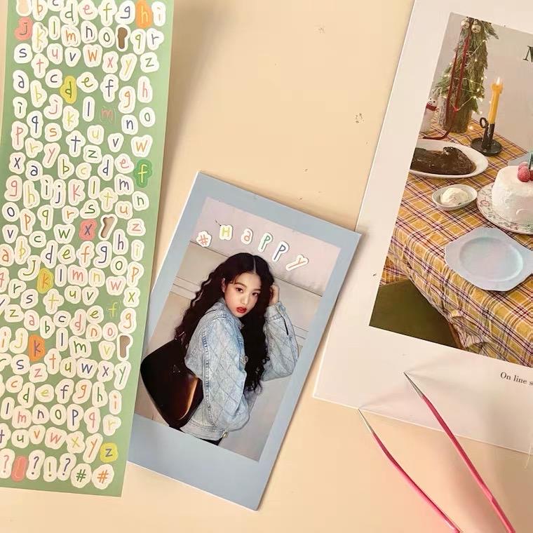 

[SELCYSHINE] Sticker Alphabeth / Sticker Huruf / Sticker Angka / Sticker Deco Nama / Sticker Lucu