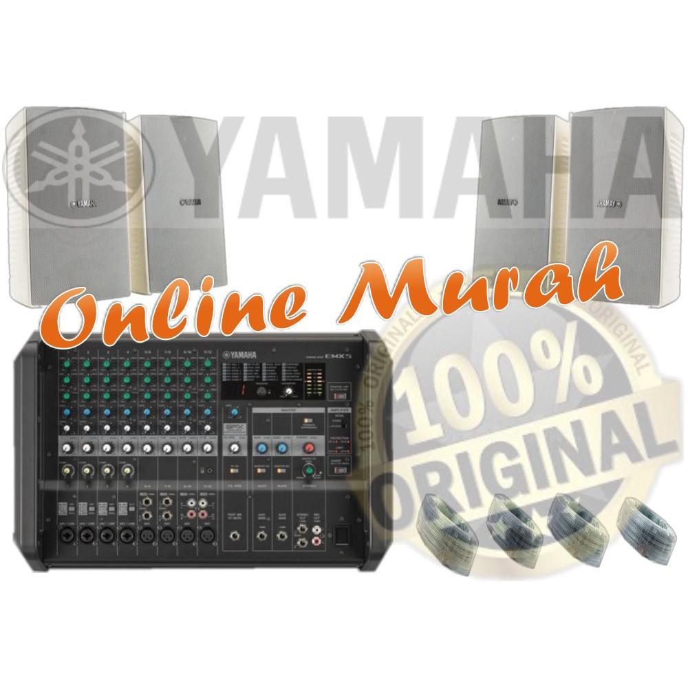 paket sound system yamaha vs6 2psg power mixer yamaha emx5 ORYGINAL