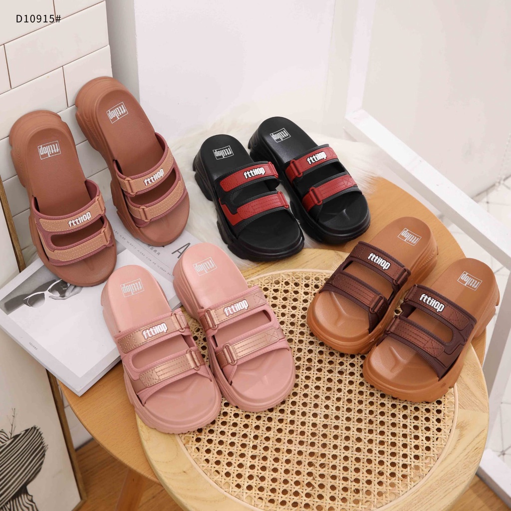 FTTILOP Slippers For Women With Rubber Sandal D10915