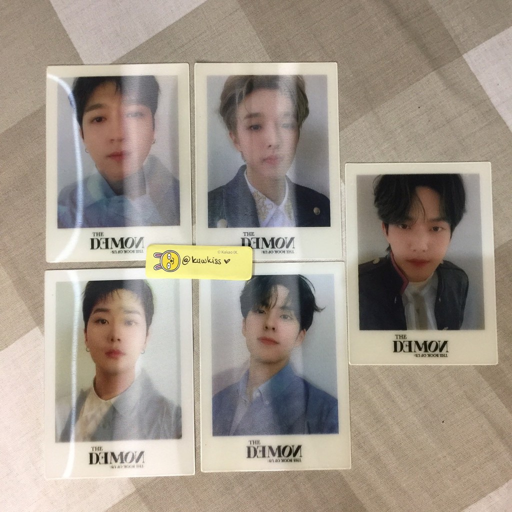 Photocard Lenti DAY6 The Demon Dowoon Sungjin Jae Wonpil Youngk
