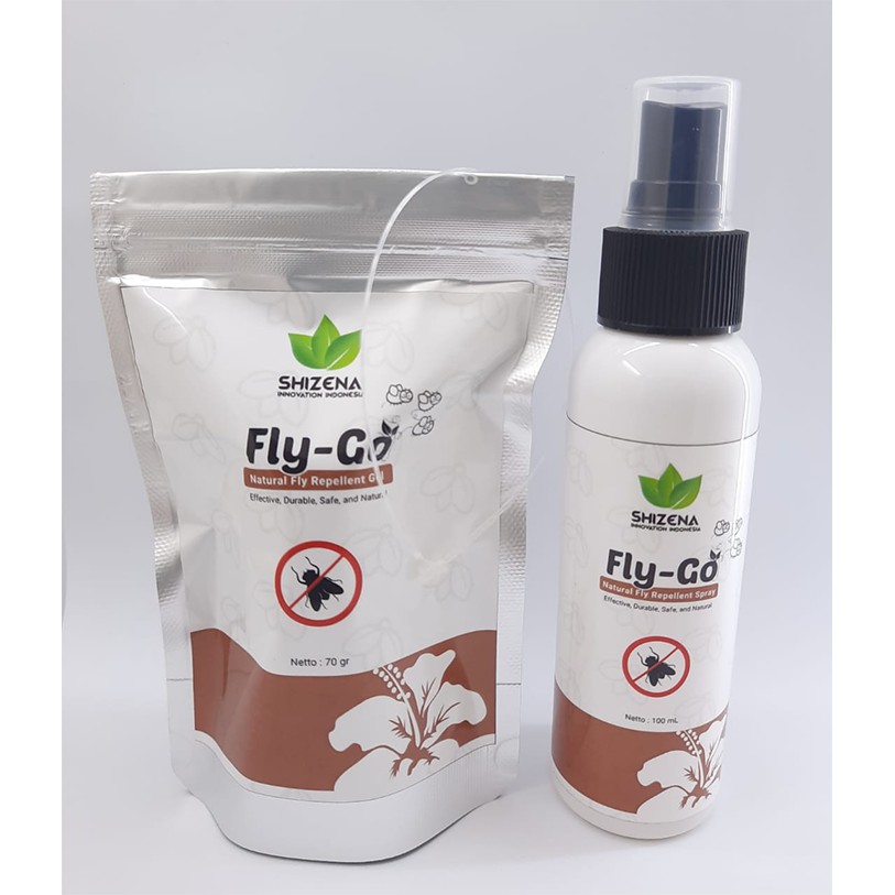 Flygo  Gel dan Spray Pengusir lalat berbahan alami