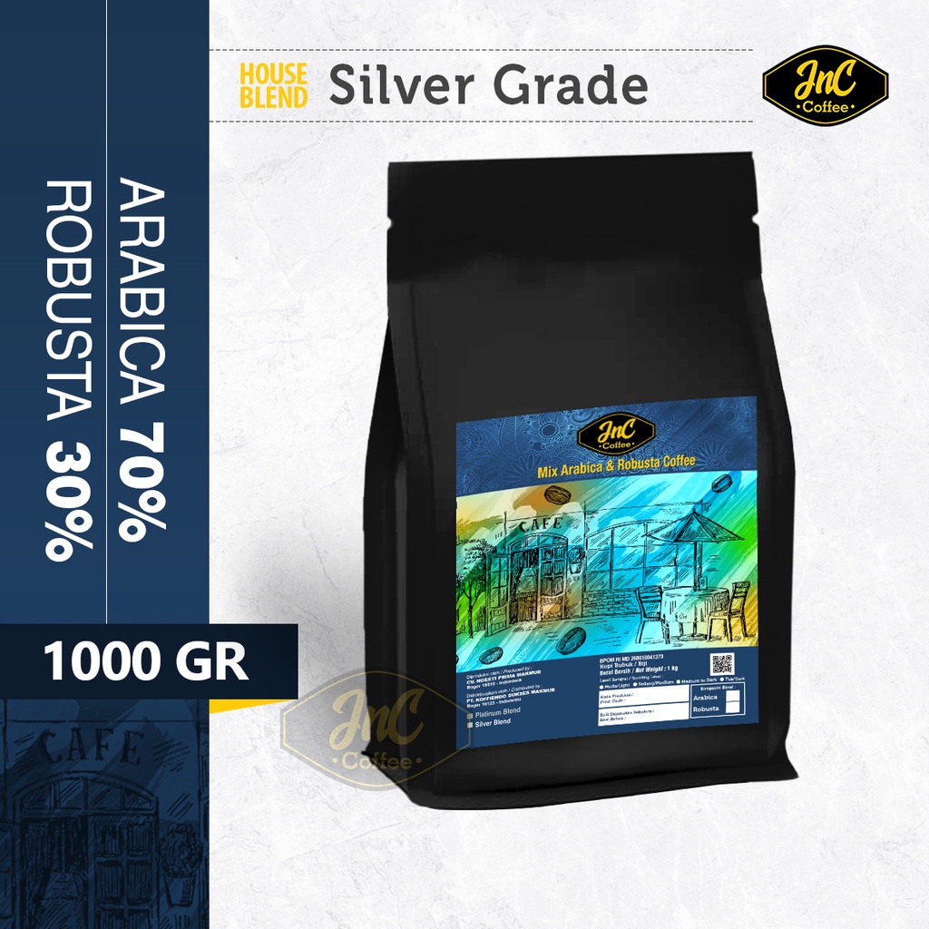 

Jnc Sier House Blend 1 Kg 70% Arabica 30% Robusta