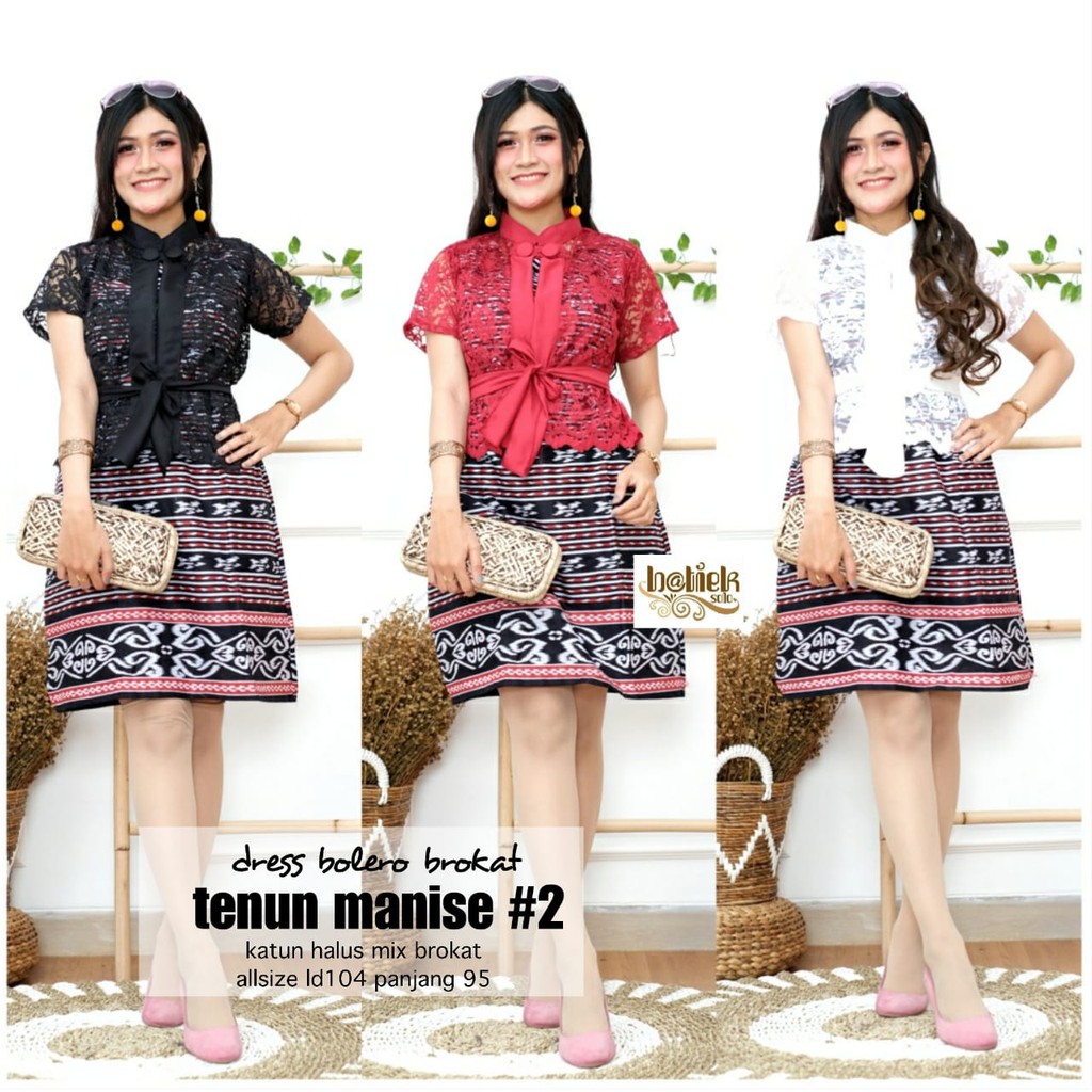 Couple Dress Brokat Tenun Manise