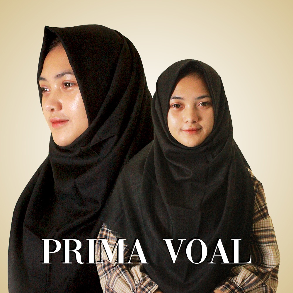 Hijab muslimah segi empat prima voal