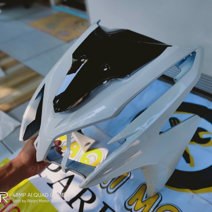 Tameng Depan Vario 125 Lama / Body Depan Vario 125 Lama - Putih - Putih