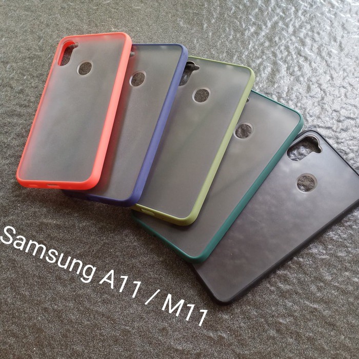 Bumper AERO CASE Samsung A11 M11 6.4 Inchi Premium Hardcase My Choice List Warna Matte