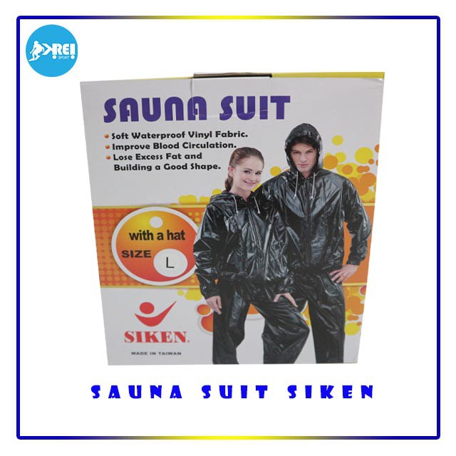 Sauna Suit/Baju Sauna/Jaket sauna/Pembakar lemak Siken Original
