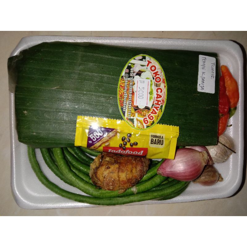 

paket tumis tempe kacang panjang super hemat