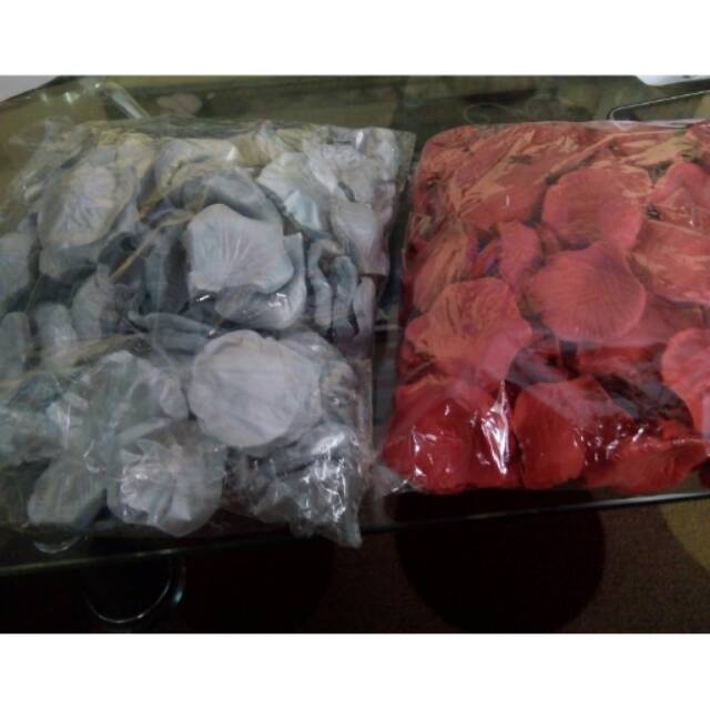 Kelopak mawar / rose petal / bunga tabur / bunga artificial murah 500g