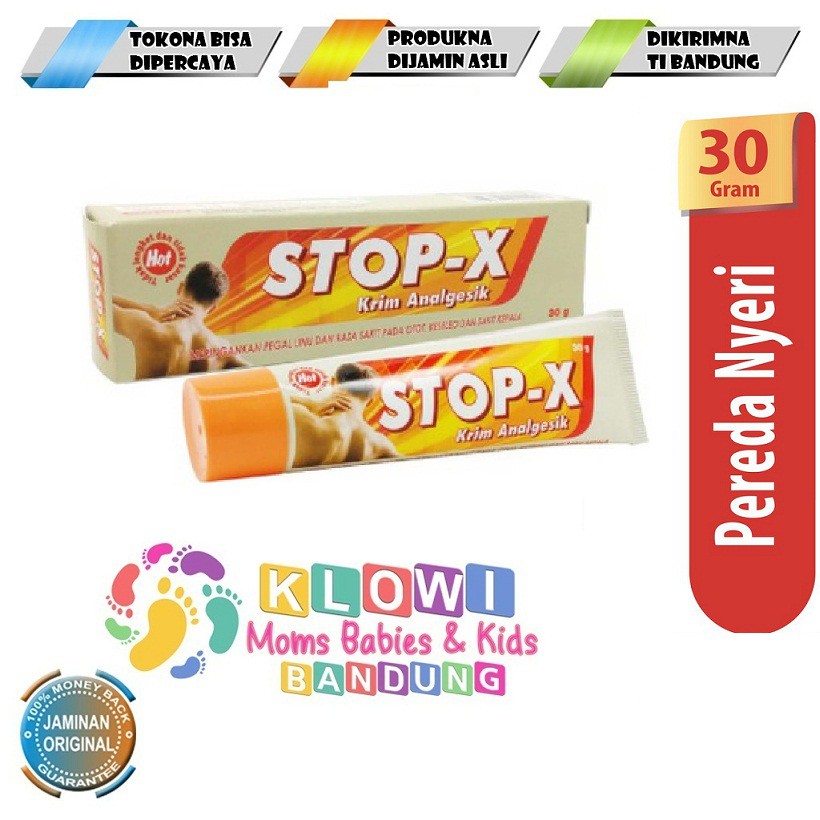 

Stop X 30 Gram 2 Pcs (Cream Pereda Pegal, Nyeri Otot dan Keseleo)