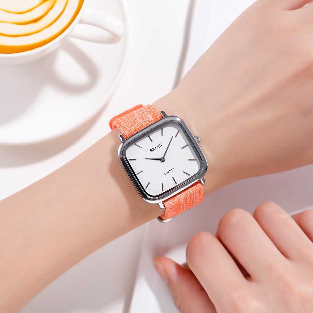 MLNSHP SKMEI Jam Tangan Analog Wanita Strap Nylon - 1555