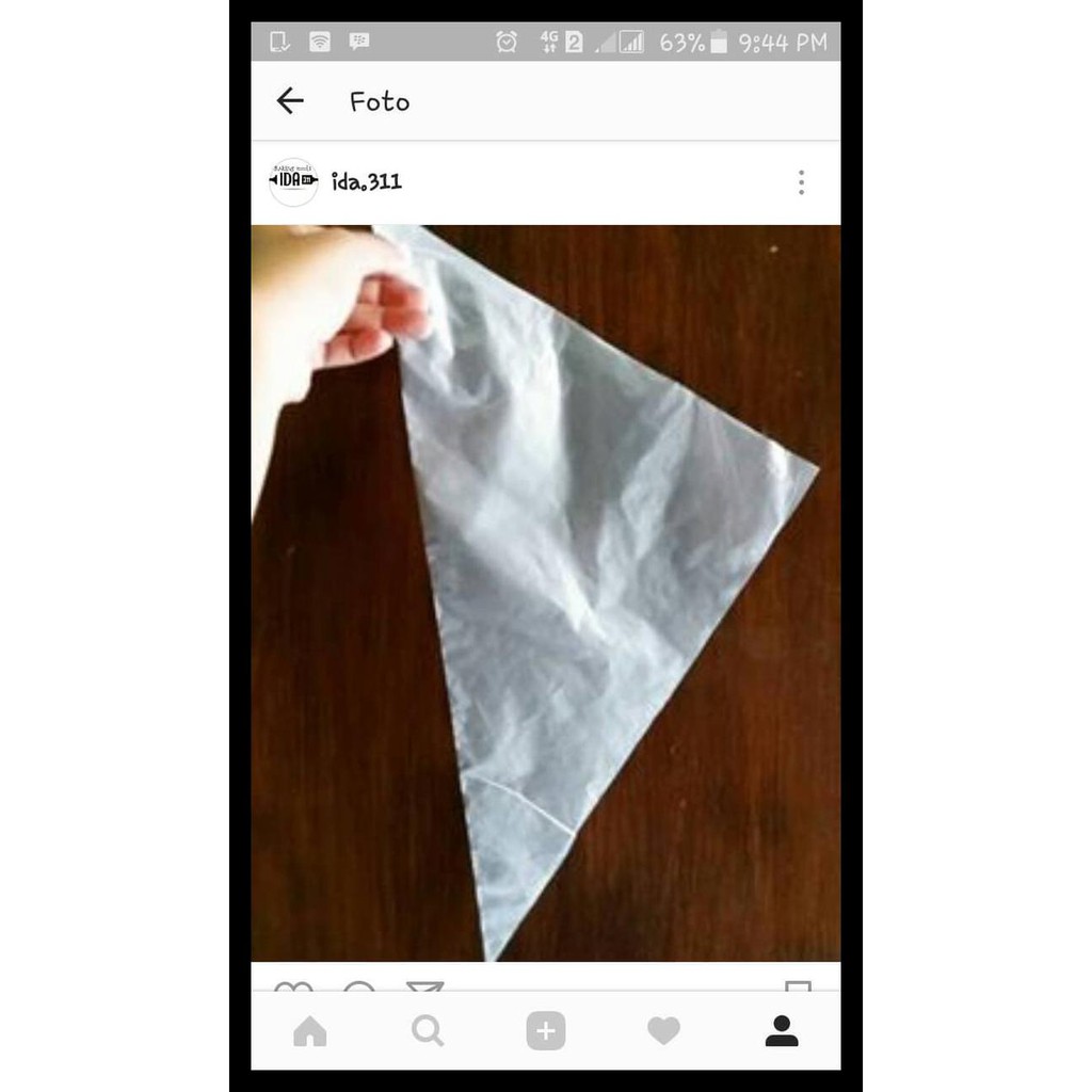 Pipin Bag / Plastik Segitiga / Piping Bag Ukuran Jumbo Terlengkap