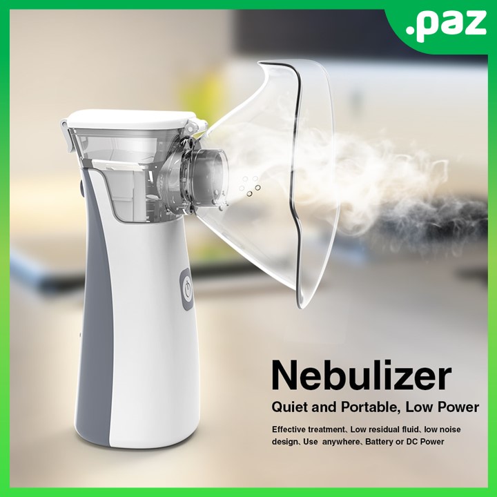 Alat Uap Terapi Pernafasan Asma Nebulizer Inhaler Atomizer Portabel Genggam Anak Dewasa Lansia Murah