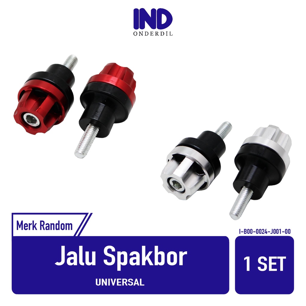 Jalu-Bandul-Baut Spakbor-Spakboard-Slebor-Spakbord-Knalpot-Kenalpot Untuk Semua Jenis Motor Universal 1 Set-2 Pcs