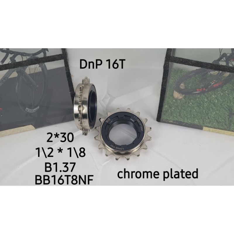 Freewheel Flywheel Sprocket Single speed 16T DnP