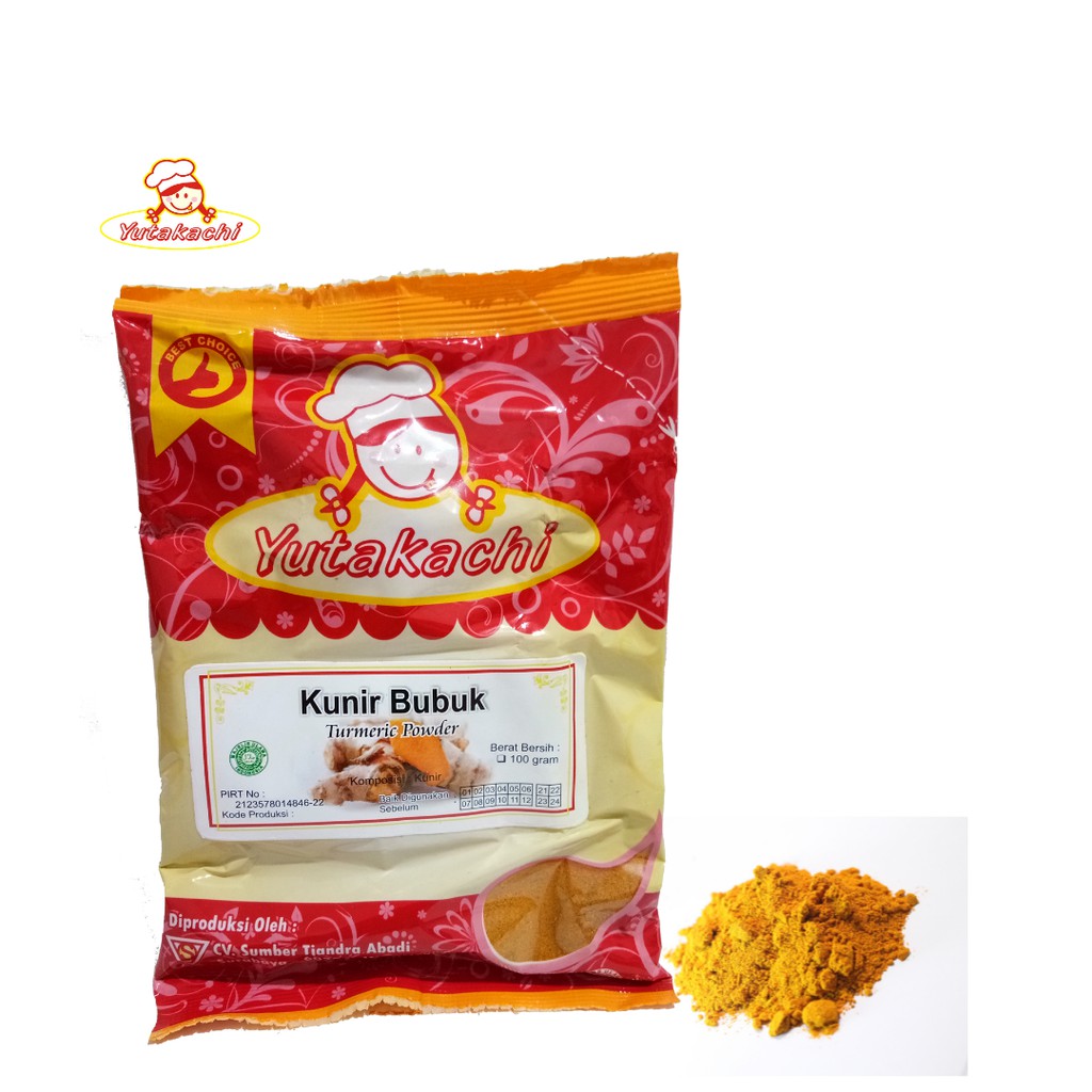 Kunir/Kunyit Bubuk Murni 100 Gram / Bumbu Rempah / Pusat Bumbu