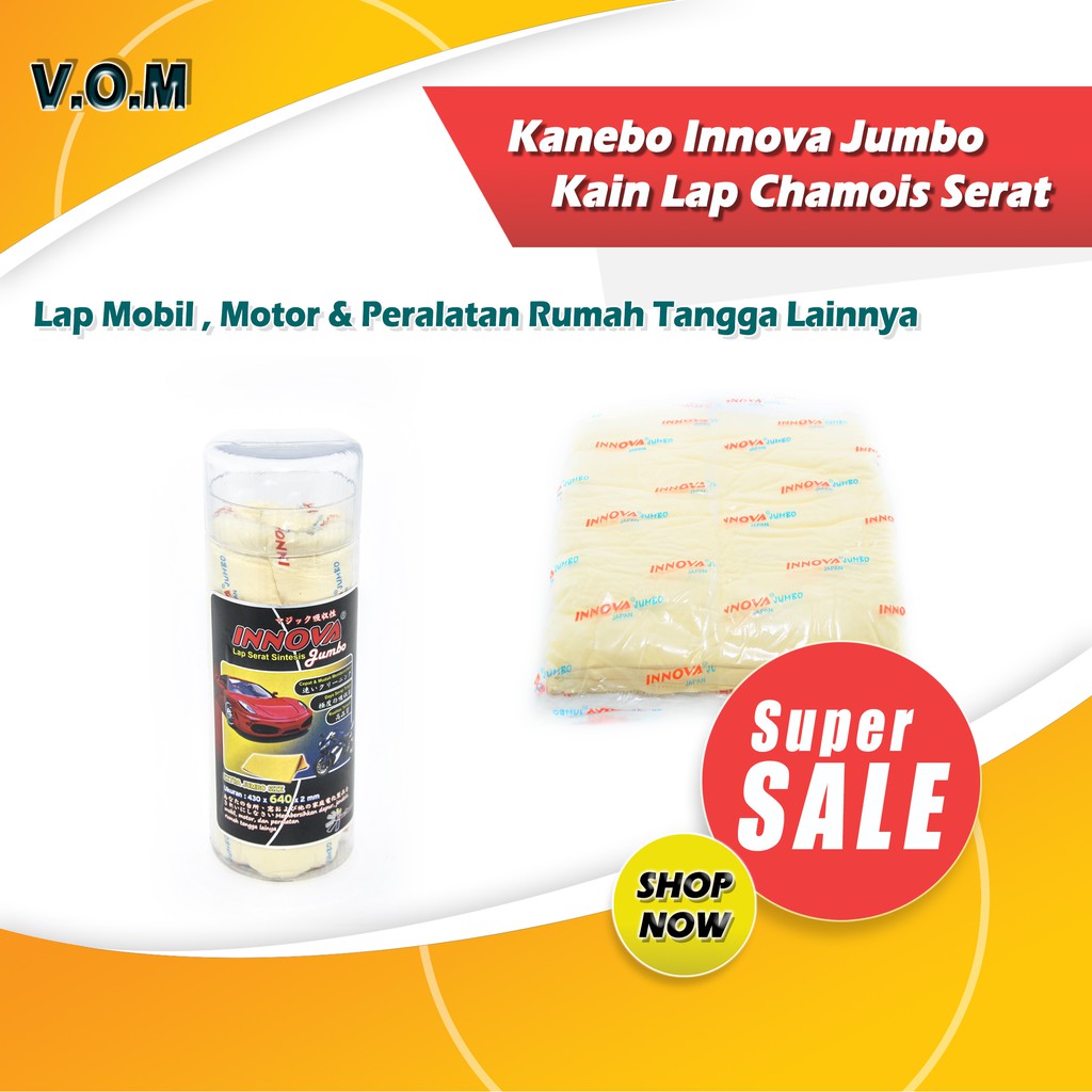 VOM Kanebo Innova Jumbo / Kain Lap Chamois Serat - 0049