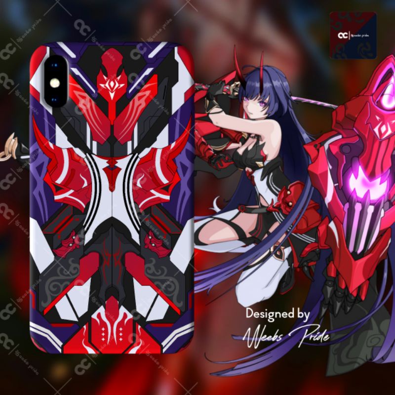 Phone case Honkai Impact - Herrscher of Thunder - Raiden mei