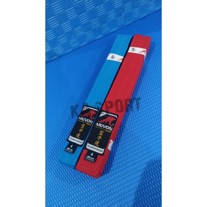 Sabuk Pertandingan Karate Belt KATA MUVON Original