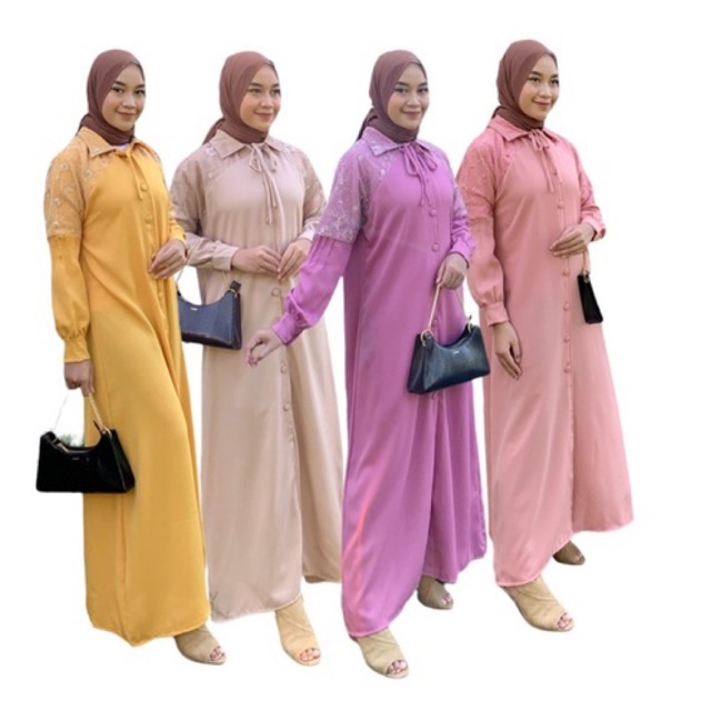 DAMELIA MAXY // GAMIS BRUKAT // GAMIS PESTA