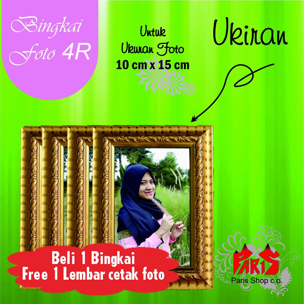 Bingkai foto 4r Frame foto ukiran