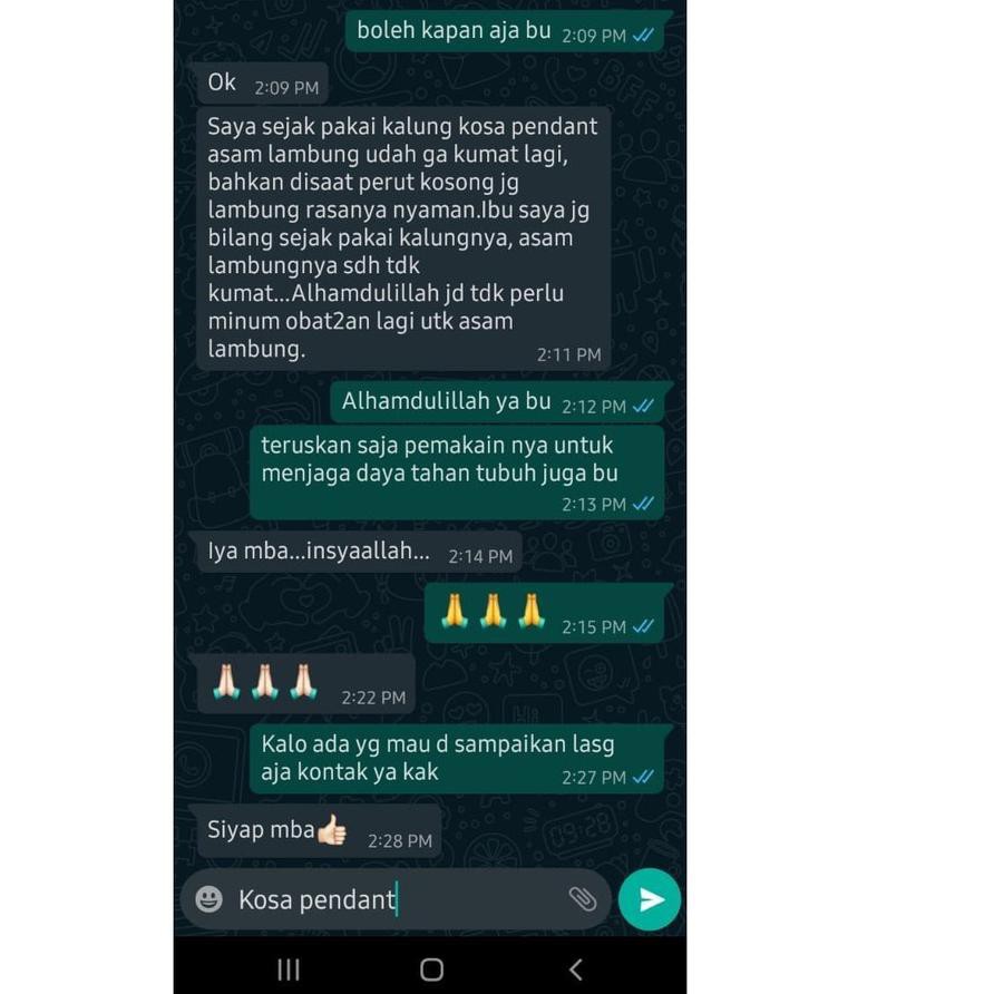 Model Baru OBAT MAGH ASAM LAMBUNG GERD Kalung Orgonite PREMIUM KOSA PENDANT, Qt1....