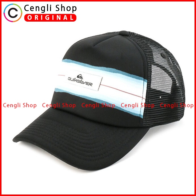 TOPI QUIKSILVER ORIGINAL ASLI ORI TERBARU TRUCKER JARING KEREN Q08