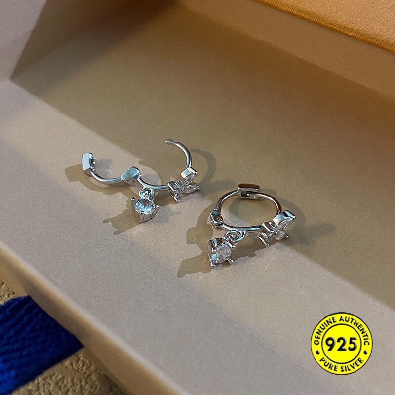 Anting Tusuk Sterling Silver 925 Untuk Wanita