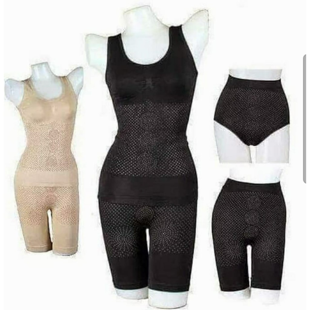 MONALISA SLIMMING SUIT WITH INFRARED BAJU KORSET PELANGSING ORIGINAL 3 IN 1