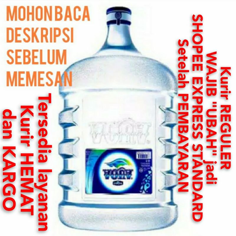 Aqua Galon Kosong AQUA Food Grade KINCLONG / VIT / OASIS / VICA
