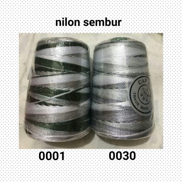 Benang rajut nilon sembur cap peniti (1gulung)