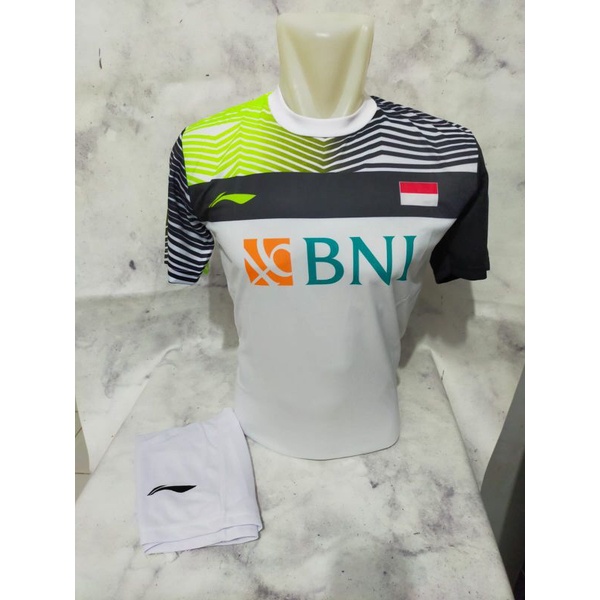 baju badminton dewasa setelan badminton L154 BNI