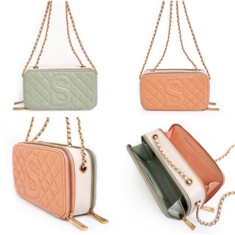 Buttonscarves YURA Bag 3tone - FRUITY (preloved like new)